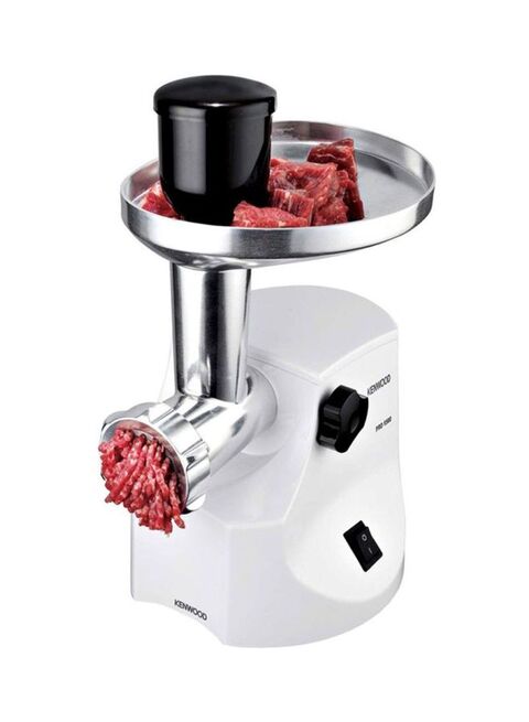 Kenwood Electric Meat Grinder 1500W MG470 White/Silver
