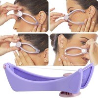 Generic - Mini Size Women Facial Hair Remover Spring Threading Epilator Face Defeatherer DIY Makeup Beauty Tool for Cheeks Eyebrow