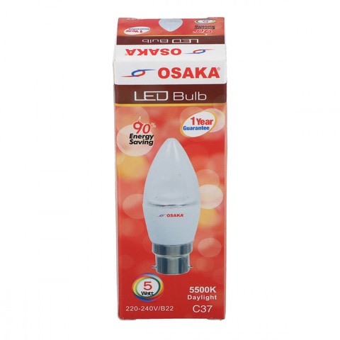 Osaka Led Bulb C37 5 Watt Flame B22