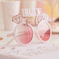 Ginger Ray Blush Hen Bride To Be Sunglasses- Pink/Rose Gold