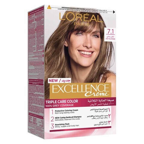 L&#39;Oreal Paris Excellence Hair Colour 7.1 Ash Blonde