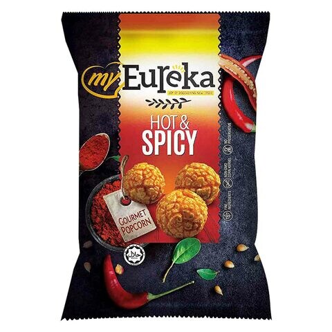 Buy MyEureka Hot And Spicy Gourmet Popcorn 80g in UAE
