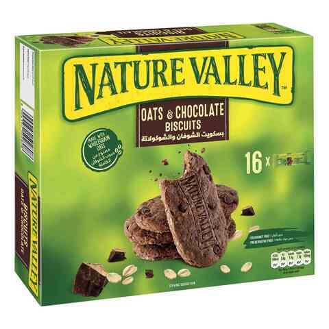 Nature Valley Oats And Chocolate Biscuits 25g Pack of 16