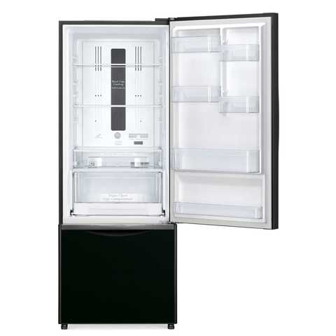 Hitachi Bottom Freezer Refrigerator RB600PUK6GBK 600L Black