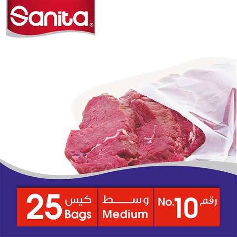Sanita Food Storage Bags Biodegrdable #10 25 Bags