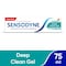 Sensodyne Toothpaste For Sensitive Teeth Deep Clean Gel With Foam Boost Technology 75ml