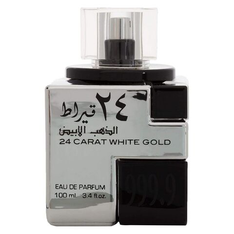 Lattafa 24 Carat White Gold Eau De Perfume Clear 100ml