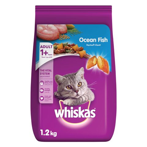 Whiskas Ocean Fish Dry Food, Bag of 1.2kg
