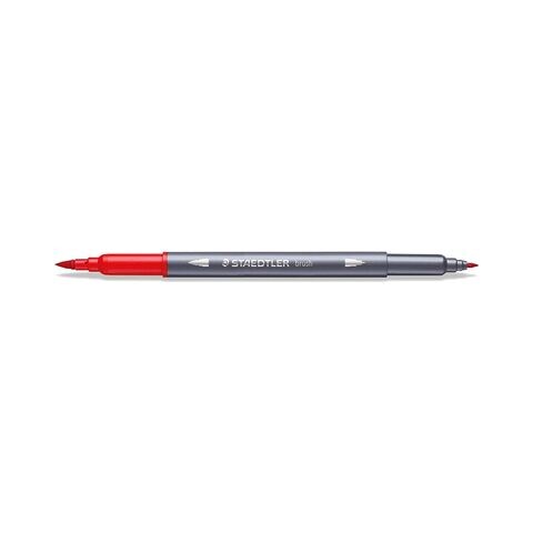Staedtler Double-Ended Watercolour Brush Pens Multicolour 18 PCS