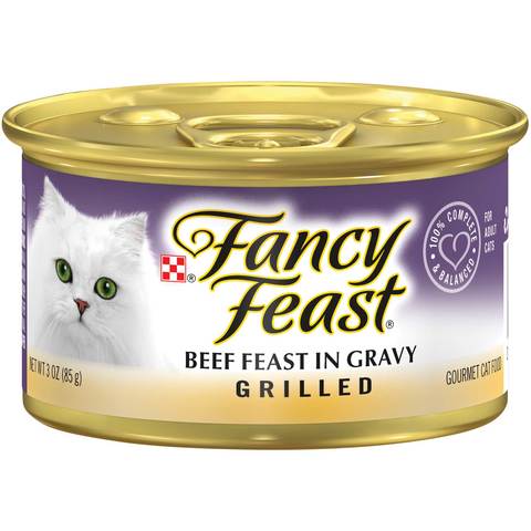 بورينا فانسي فيست طعام قطط رطب لحم مشوي 85 غرام