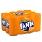 Fanta Drink Orange Flavor 185 Ml 12 Pieces