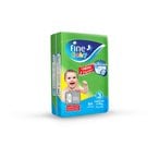 Buy Fine Baby Diapers Medium Size 3 - 64 Diaper in Egypt