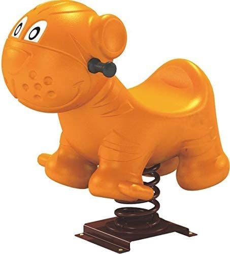 Rainbow Toys - Rocking Seesaw Cute Cat Orange Color Spring Rider For All Age Kids rbwtoy15210.