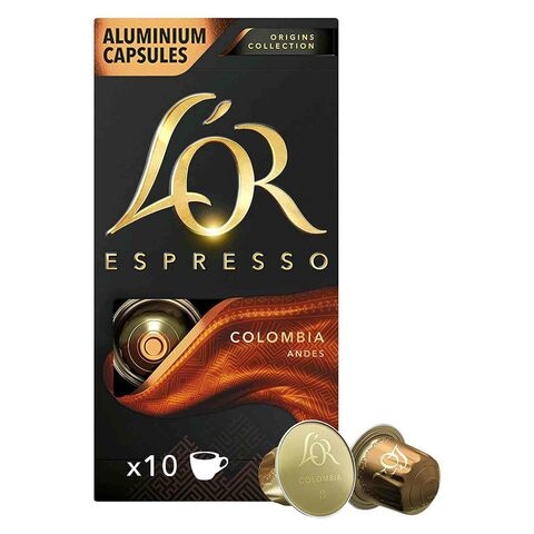 L&#39;OR Espresso Pods With Colombia Flavour 57g