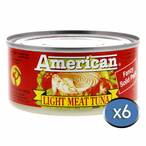 Buy American Light Meat Tuna 170g Pack of 6 in UAE