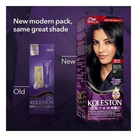 Buy Wella Koleston Hair Colour Cream  Black 100ml Online - Shop Beauty  & Personal Care on Carrefour UAE