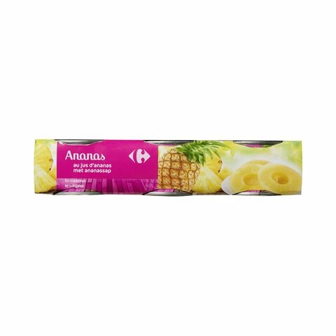 Carrefour Sliced ​​Pineapple Juice 225g x3