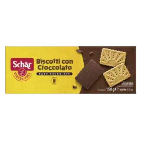 Dr.Schar Biscotti Gluten Free Con Cioccolato 150g