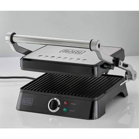 Buy Black Decker Contact Grill 1400W CG1400 B5 Black Online Shop