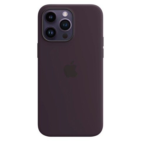 Apple Silicone Case With MagSafe For iPhone 14 Pro Max Elderberry