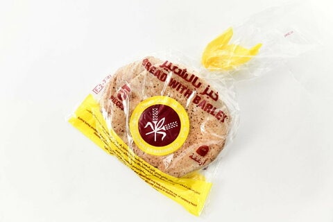 KUWAIT FLOUR MILLS &amp; BAKERIES CO  BREAD WITH BARLEY BAKED FRESH DAILY 5PCS 250G