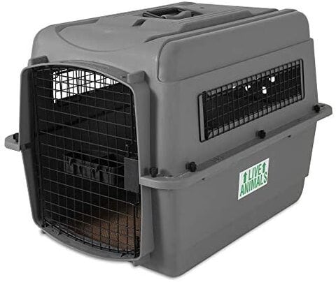 Petmate Sky Kennel 48&quot; 90-125Lbs, Gray