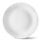 LARAH WHITE OPAL DINNER PLATE