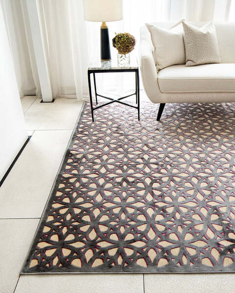 Carpet Argento Cream 3373F 320 x 230 cm. Knot Home Decor Living Room Office Soft &amp; Non-slip Rug