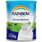 Buy Rainbow Full Cream Milk Powder 2.5kg in Saudi Arabia