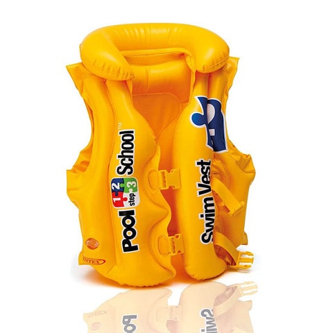 Intex Pool School Inflatable Swim Vest 58660EU Yellow