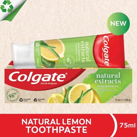 Colgate Natural Extracts Lemon Oil 75ml