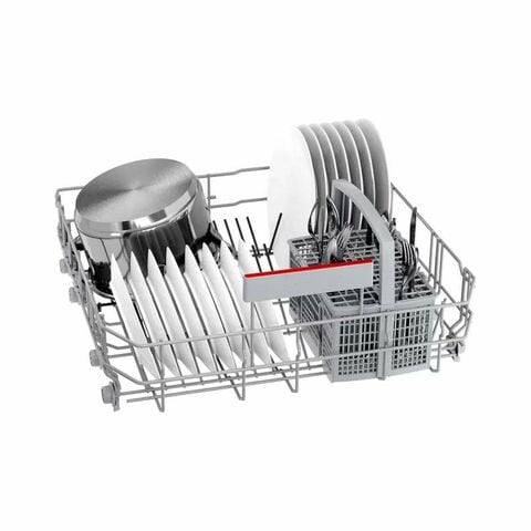 Bosch Serie 4 Dishwasher, 6 Programs, Silver Inox- SMS4HMI26M