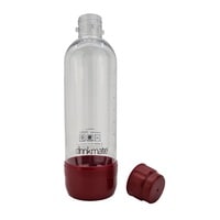 Drinkmate 1L bottle for use with Drinkmate Home Soda Maker - Red