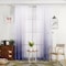Deals For Less - Ombre Design, Sheer Window Curtain set of 2 Pieces, Purple Color