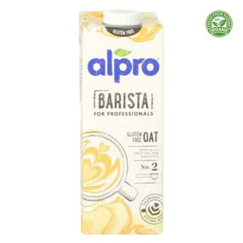 Alpro Organic Gluten Free Barista Oat Milk 1L