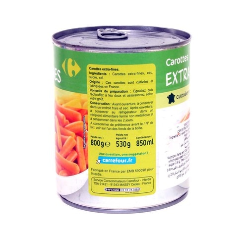 Carrefour Extra Fine Carrot 800g