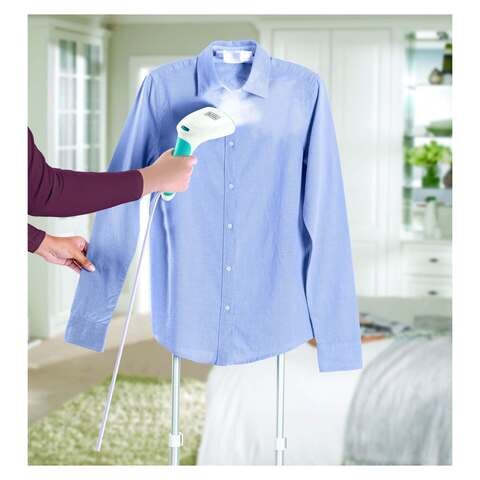 Buy Black+Decker 2 Liter 3 Stage Garment Steamer with Double Pole GSTM  2050-B5 Multi-Colour Online in UAE