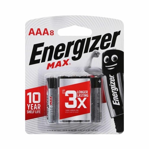 Energizer Max Alkaline Battery AAA 1.5V&times;8pcs