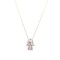 TANOS - Rose Gold Plated Chain Necklace Open Big Fatima Hand W/ Allah