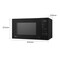 LG Solo Microwave 20L Black 20MS2042DB