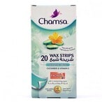 Buy Chamsa Facial Wax Strips + 4 Wipes 20 Pieces in Kuwait