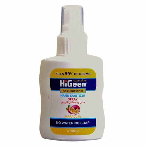 Higeen Anti Bacterial Hand Sanitizer Spray Maracuja 100ml