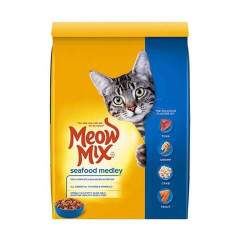 Meow Mix Seafood Medley 6.45kg Online Carrefour Qatar