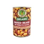Buy Organic Larder Organic Baked Beans In Tomato Sauce 400g in UAE