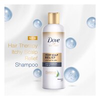 Dove Hair Therapy Itchy Scalp Relief Anti Dandruff Shampoo 400ml With Conditioner 400ml White