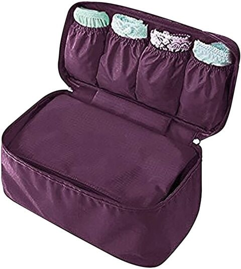 Buy Aiwanto Storage Bag Travel Bag Bras Underwear Packing Bag Trip Bag  Cosmetic Storage BagCosmetic Pouch(Purple) Online - Shop Fashion,  Accessories & Luggage on Carrefour UAE