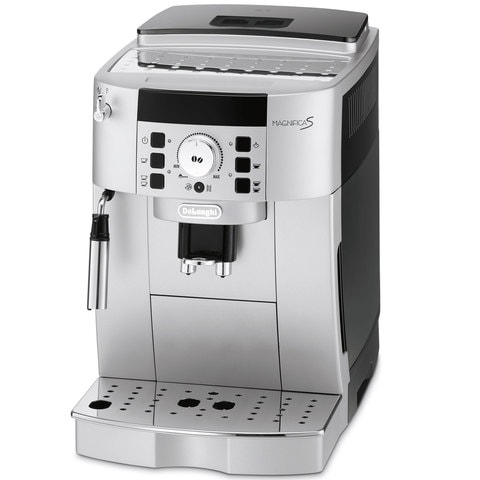 Delonghi Fully Automatic 1.8L Coffee Machine Silver and Black Magnifica S ECAM22.11