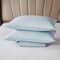 3-Piece Fitted Sheet Set Microfiber 150x200x30 cm Queen Size 41041 Baby Blue