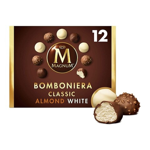 Magnum Bomboniera Classic Almond White Ice Cream 140ml