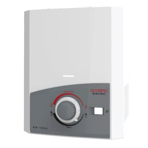 Olympic Gas Water Heater - 6 Liters - White